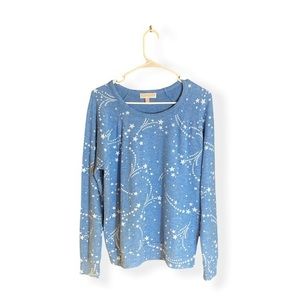 PJ Salvage Star Covered Pajama Top | M